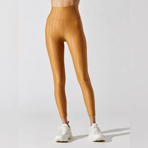 Carbon38 High Rise 7/8 Legging in Houndstooth Takara Shine Size XS NWOT